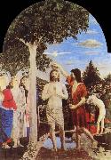 Piero della Francesca Gallery, London baptizes Christs oil painting